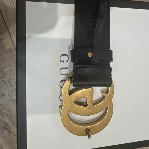 Gucci Calfskin Double G 40mm belt - Picture 7 of 8